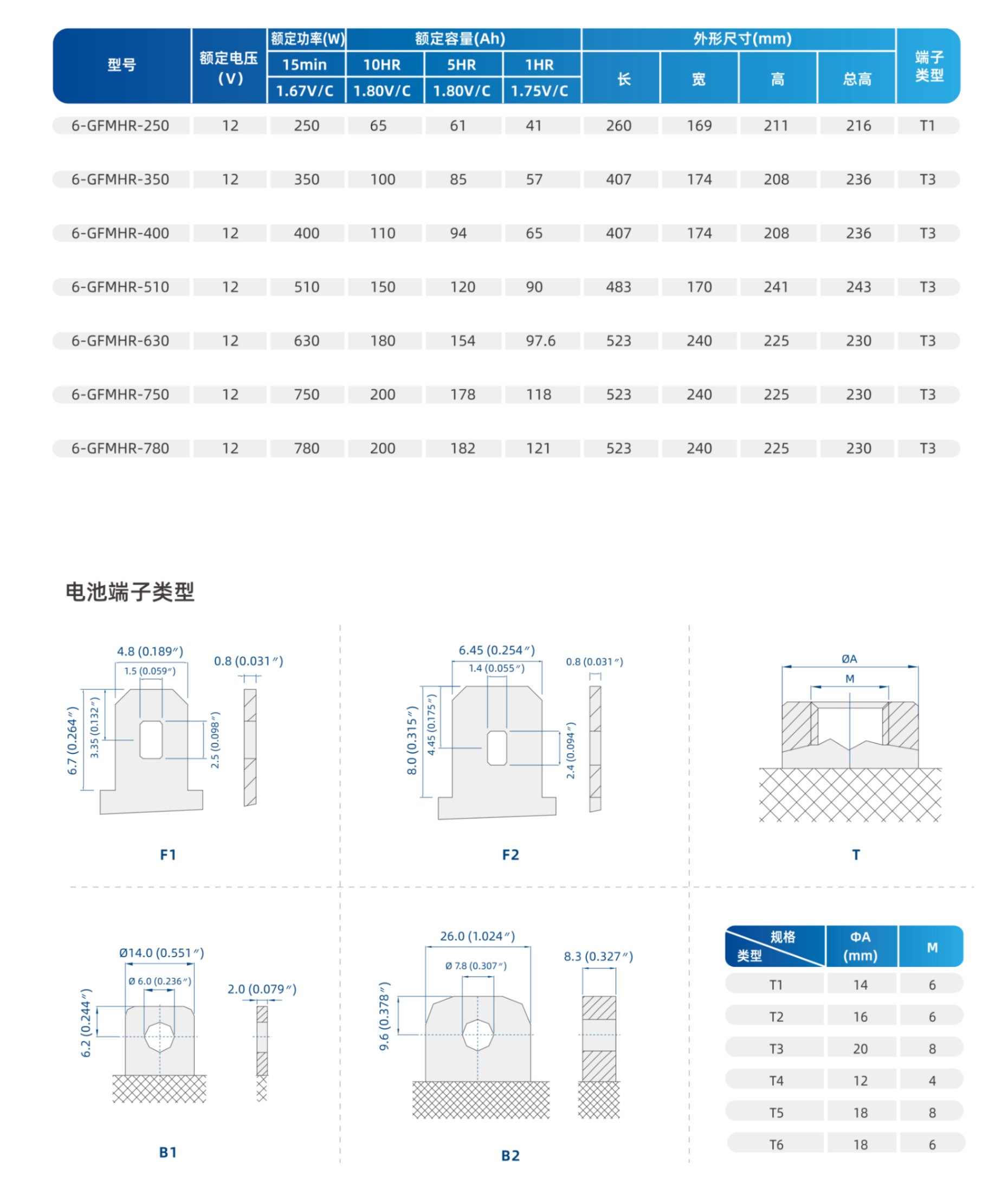 6GFMHR电池